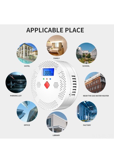 Lemestar "tuya Wifi Akıllı Karbonmonoksit Dedektörü - Mobil Uygulama Kontrollü, Hızlı Tespit Ve Alarm Özellikli"