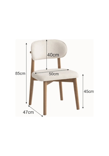 Bohem İskandinav Masa Sandalye Takımı 4 Adet Polo Sandalye Mdf Beyaz Oval Masa Modern Şık Kahverengi
