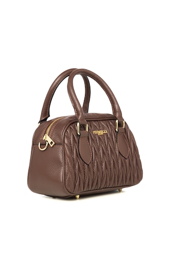 D223 Chocolate Portföy Çantası Kadın Sunny Piumelli Milano Bag D223 Chocolate