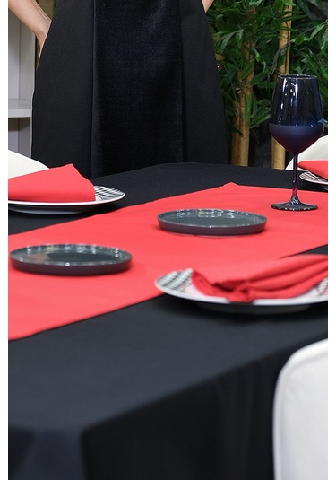 Dream Kumaş Peçete Modelleri Leke Tutmaz Kumaş Peçete Çeyiz Seti 6lı Paket Kırmızı