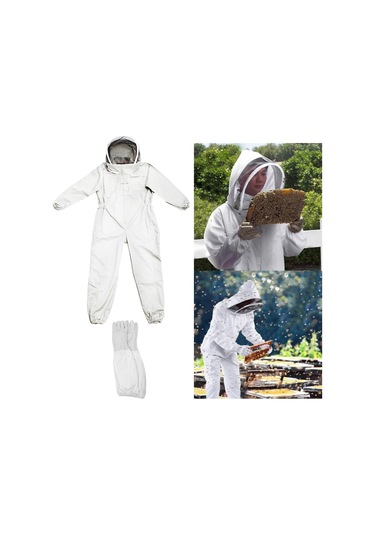Suntek Arı Koruma Elbisesi Koruyucu Ekipman Arıcı Kostümü L