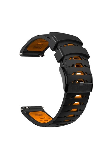 Çift Renkli Akıllı Saat Kayışı 22mm Saat Bandı C20 Pro İçin Evrensel Silikon Saat Bandı