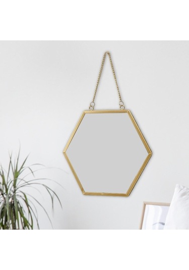 Pazly Yolu Suntek Odası Giyinme Giriş Daire 28,5cmx25cm-altıgen Zu Altın