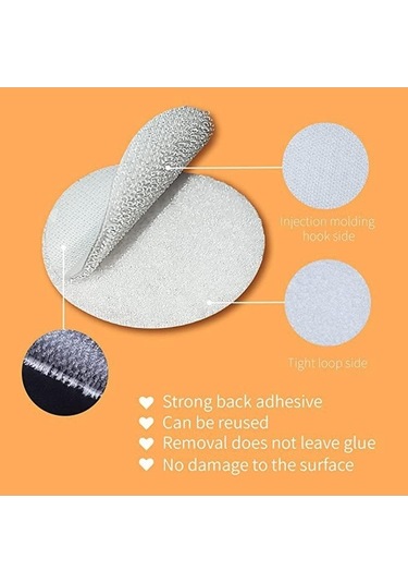 Pazly Black Self-adhesive Dot Strips Strong Waterproof Nylon Tape 57003181