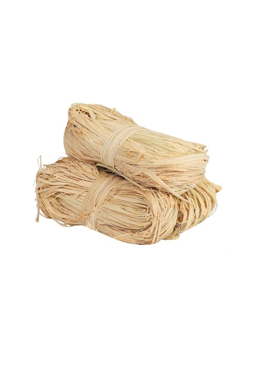 Jütburada Doğal Rafya 1 Kg Muz Lifi Süsleme İpi