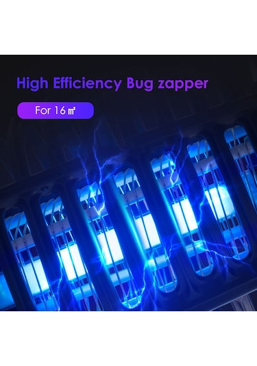 Elektrikli Uv Işık Led Sivrisinek Kovucu Siyah