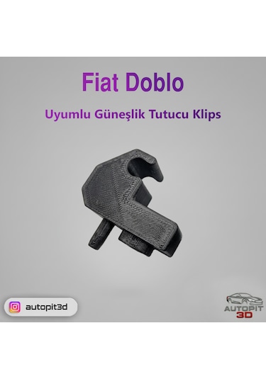 Fiat Doblo Uyumlu Güneşlik Tutucu Klips Kanca
