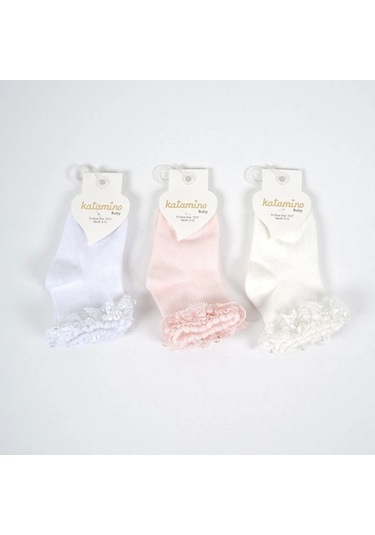 Katamino Teri Aks. Bebek Soket Çorap K46206 Asorti 1 Adet Asorti
