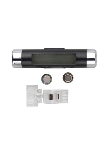 Tongxida Klipsli Dijital Lcd Saat Ve Termometre, Araba İçin Kullanım