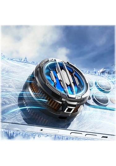 Telefon Soğutucu Led Işık Efektli Power Aparatlı Sessiz Ve Taşınabilir Model