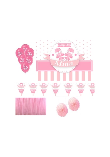 Hoşgeldin Bebeğim Kız Bebek Çıngıraklı Set Hdts110