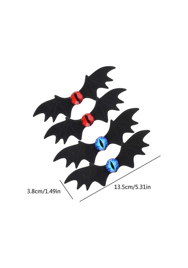 Kızlar İçin Saç Tokaları Gotik Cadılar Bayramı Cosplay Şeytan Kan Diğer