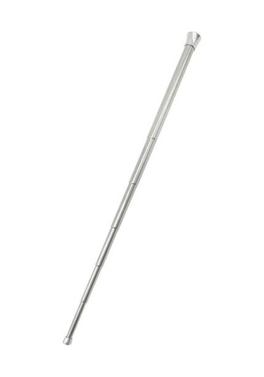 Teleskopik Ateş Başlatıcı Outdoor Üfleme Borusu - 63 CM Gümüş