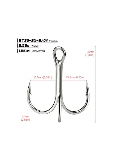 MSO VIP Kalite 3 Kollu 2X & 4X Yüksek Karbonu Olta Balık İğne