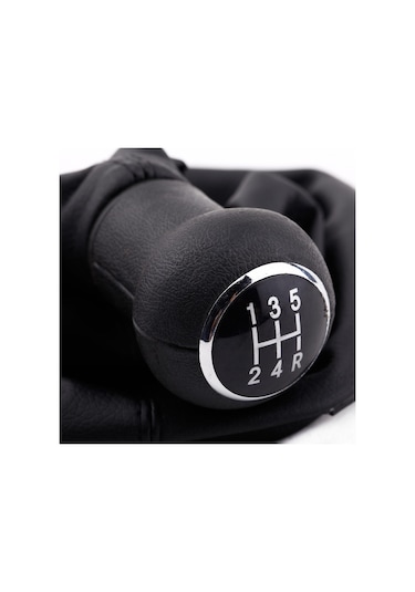 Yaozixa Vw Passat B5 İçin 5 Vitesi Manuel Vites Çubuğu Koruması - Sertifikalı Pu Deri Vites防尘罩 Siyah