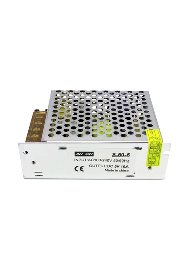Kosona Joolonpor Led Dc 5v Girişli Anahtar Kaynağı 50w, 10a Alüminyum Konstruksiyon İç Kullanım
