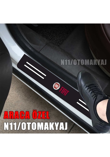 Fiat Doblo Kapı İç Koruma Ayaklık Sticker Markalı