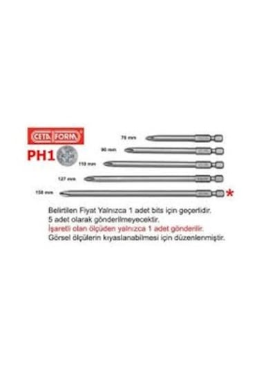 Ceta Form Cb1521 1/4" Yıldız Bits Uç Ph1 X 150 Mm