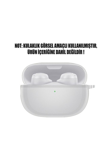Redmi Buds 6 Pro Uyumlu Soft Silikon Kılıf+kanca Beyaz Belirtilmemiş Belirtilmemiş Xiaomi Uyumlu Cn Diğer