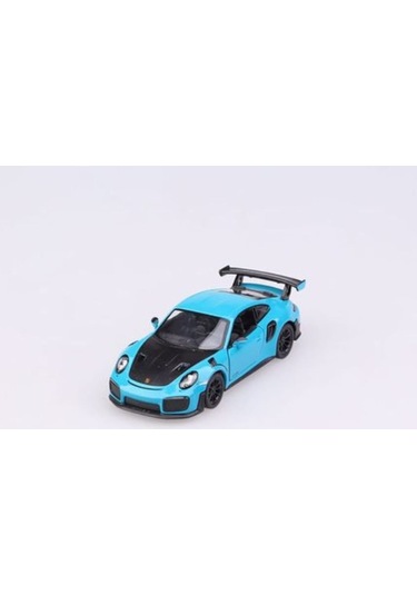 Kinsmart Porsche 911 Gt2 Rs 1 32 Die-cast Model Araba açık Mavi
