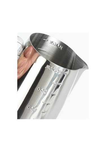 Pazly--60 Ml 2 Oz Paslanmaz Çelik Kahve Sürahi Espresso Süt Köpürtme Sürahisi Barista Kahve Latte Süt Köpürtücü Ölçekli Krem Süt Köpürtücü Fincan