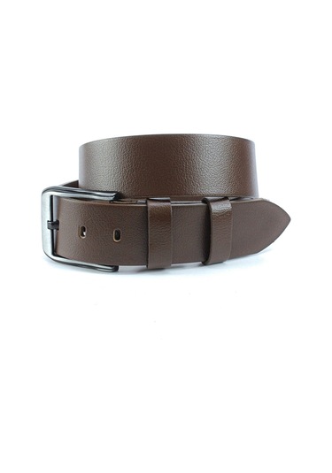 %100 Manda Derisi Erkek Kot Kemeri 4,5 Cm Açık Kahverengi Çok Renkli