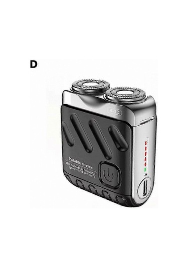 Şarj Edilebilir Pilli Kompakt Çift Başlıklı Kablosuz Tıraş Makinesi