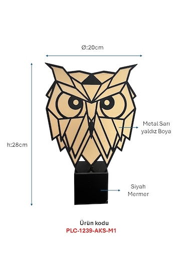 Sarı-siyah Aksesuar Plc-1239-aks-m1