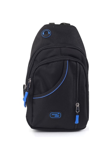 Seventeen 3474 Erkek Kanvas Body Bag Çapraz Çanta Siyah