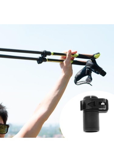 Homyl Yürüyüş Direği Kilidi Hızlı Kilit Siyah-toka-18mm Siyah Toka 18mm