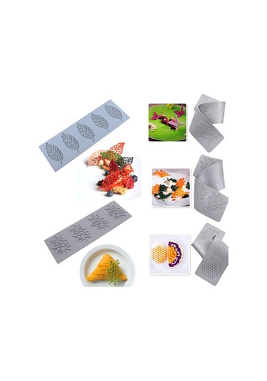 Çikolata Şablonu Pişirme Aleti Fondant Kalıp Pasta Süsleme Kenar Silikon Kalıp Pasta Dantel Kalıbı Stil F