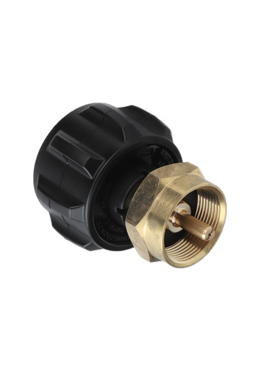 Moveevo Brass Propane Tank Refill Adapter - Qcc1 Pol Bağlantı Elemanı, Otomatik Kesme Özelliği, Dış Mekan Kamp Malzemesi, 1lb Lpg Silindirleri İçin