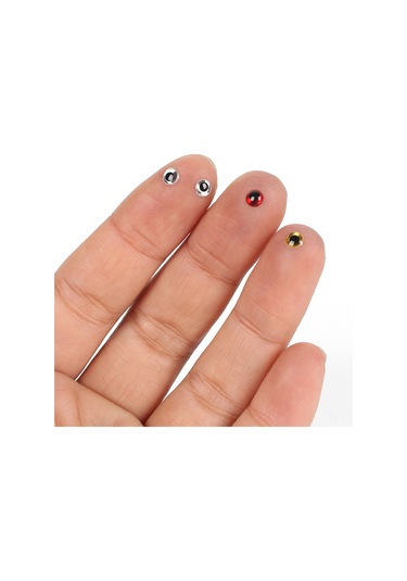 Springsun 3d Epoksi Balık Gözleri - 100 Adet 3-12mm Çeşitli Boyutlarda Yapay Yem Aksesuarı