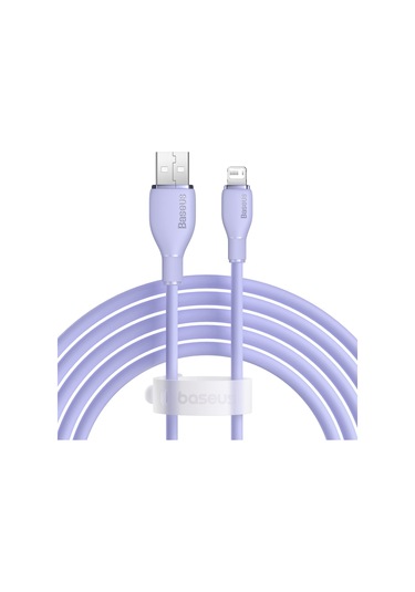 Baseus Pudding Serisi 2.4a Usb - 8 Pin Hızlı Şarj Veri Kablosu, Uzunluk:2m 001