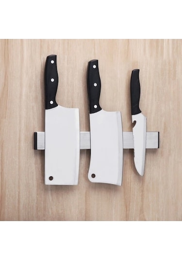 Dancemonkey Mutfak Kaliteli Duvara Monte 304 Paslanmaz Çelik Bıçaklık, Küçük Ve Pratik Ahşap