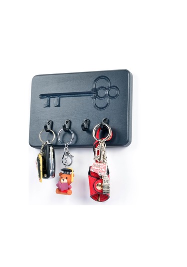 Woodcraft Mini Anahtar Askısı, Askılık, Anahtarlık (515858633) Antrasit