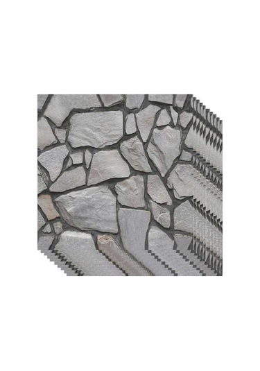 Opulentliving Su Yapışkanlı 3d Siyah Tuğla Pvc Duvar Kağıdı Mutfak Banyo Oturma Odası İçin 300x300mm