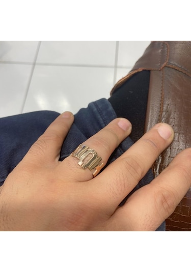 Iki Isimli Alyans Kişiye Özel Çift Gümüş Yüzük