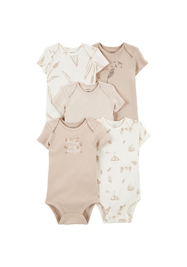 Carter's Layette Bebek 5'li Body Set 1p559710 Krem