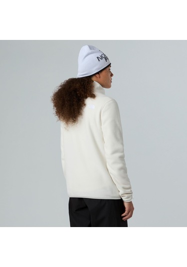 The North Face Kadın Glacier Tam Fermuarlı Polar Nf0a8d2fqlı1 Beyaz