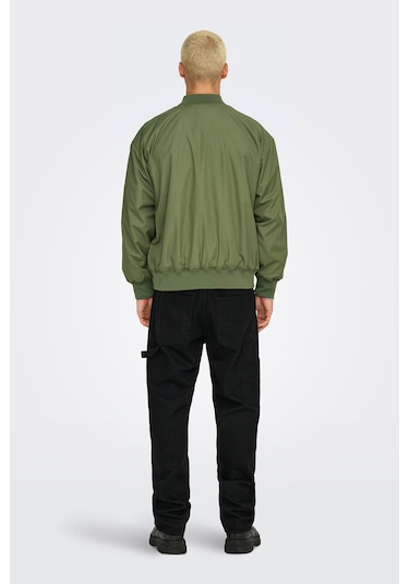 Only&sons Onsgavın Bomber Jacket Ot Yeşil Erkek Ceket 000000000102263556 Yeşil