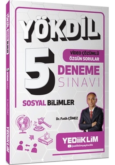 Yökdil Sosyal Bilimler Video Çözümlü Özgün Sorular 5 Deneme Sı...