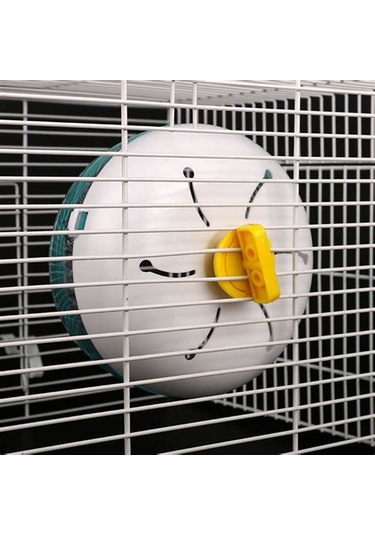 Carno Hamster Kafes Çarkı Beyaz 17.5 CM