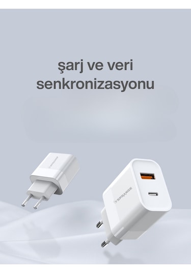 Apple Uyumlu iPhone iPad 15 16 17 Pro Plus Max 45w Type c Pd Usb a Şarj