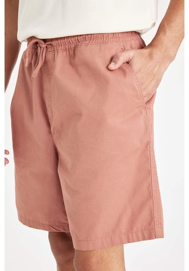 DeFacto Relax Fit Gabardin Bermuda Şort D4697AX24HSBN569 DeFacto Relax Fit Gabardin Bermuda Şort D4697AX24HSBN569