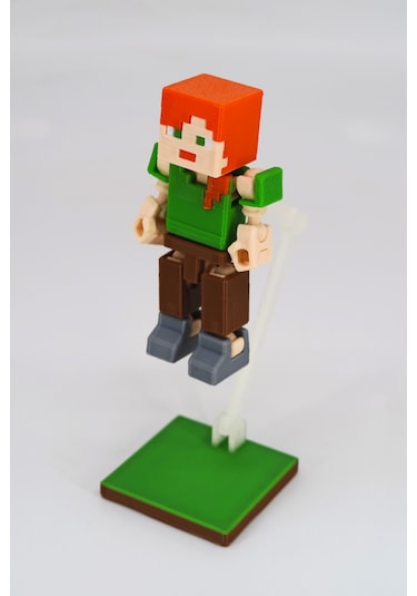 Minecraft Alex - Oynar Eklemli Oyuncak Figür