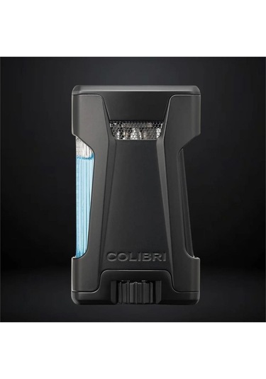 Colibri Rebel Çift Jet Puro Çakmağı Siyah
