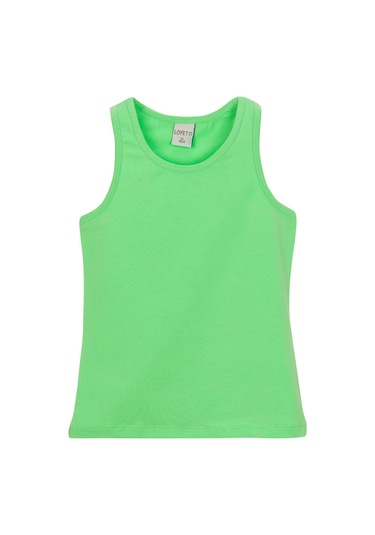 Lovetti Fıstık Yeşil Kız Çocuk Düz Basıc Yüzücü Atlet 13-141Y022 Fıstık Yeşil