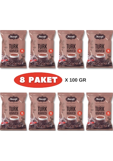 Miscafe Türk Kahvesi 8 x 100 G