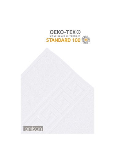 100'lü Greek Beyaz Banyo Havlusu - 70x140 Cm, 490 Gr, %100pamuk, Spa Ve Otel Havlusu 10 Adet Beyaz